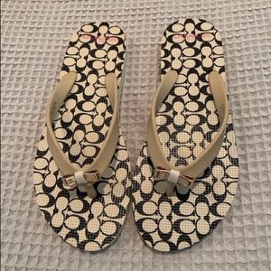 Coach beach sandals